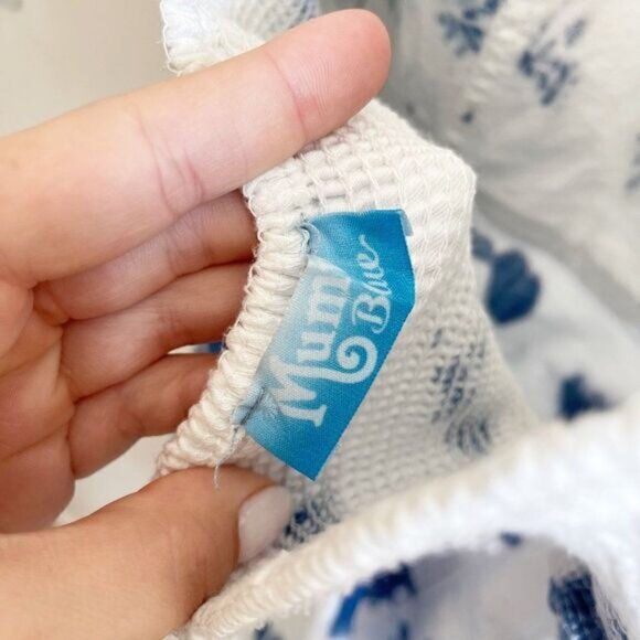 Show Me Your Mumu Jean Smocked Halter Tie Dye Mini Dress Size Large - Picture 9 of 11